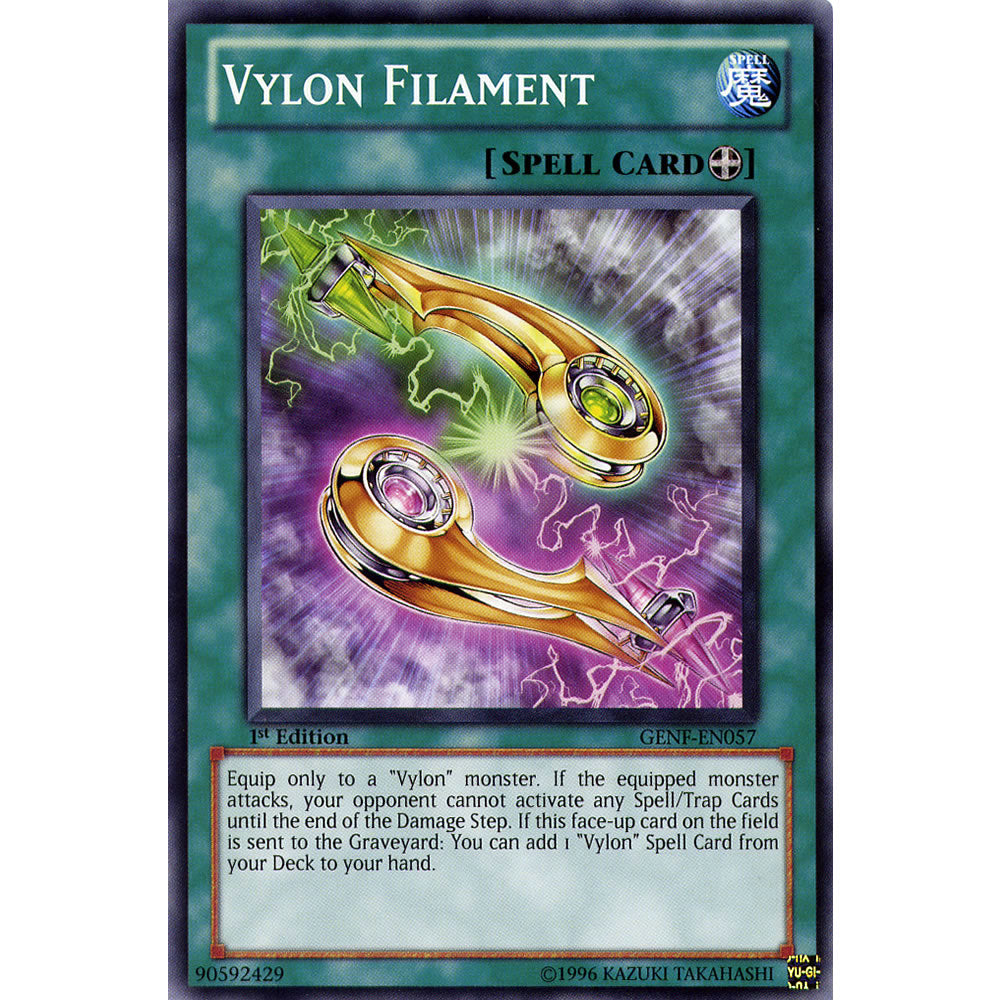 Vylon Filament GENF-EN057 Yu-Gi-Oh! Card from the Generation Force Set