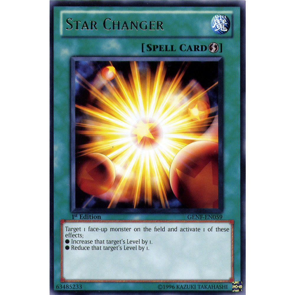 Star Changer GENF-EN059 Yu-Gi-Oh! Card from the Generation Force Set