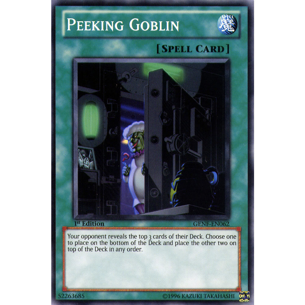 Peeking Goblin GENF-EN062 Yu-Gi-Oh! Card from the Generation Force Set