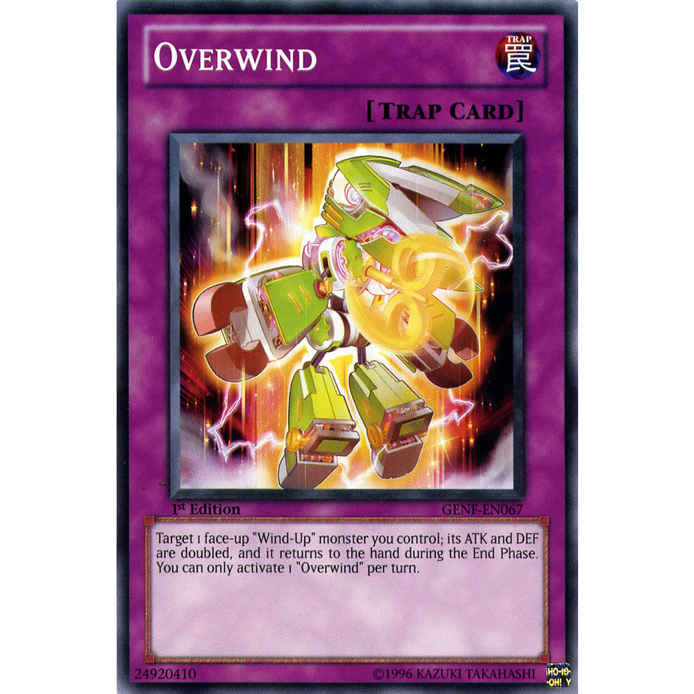 Overwind GENF-EN067 Yu-Gi-Oh! Card from the Generation Force Set