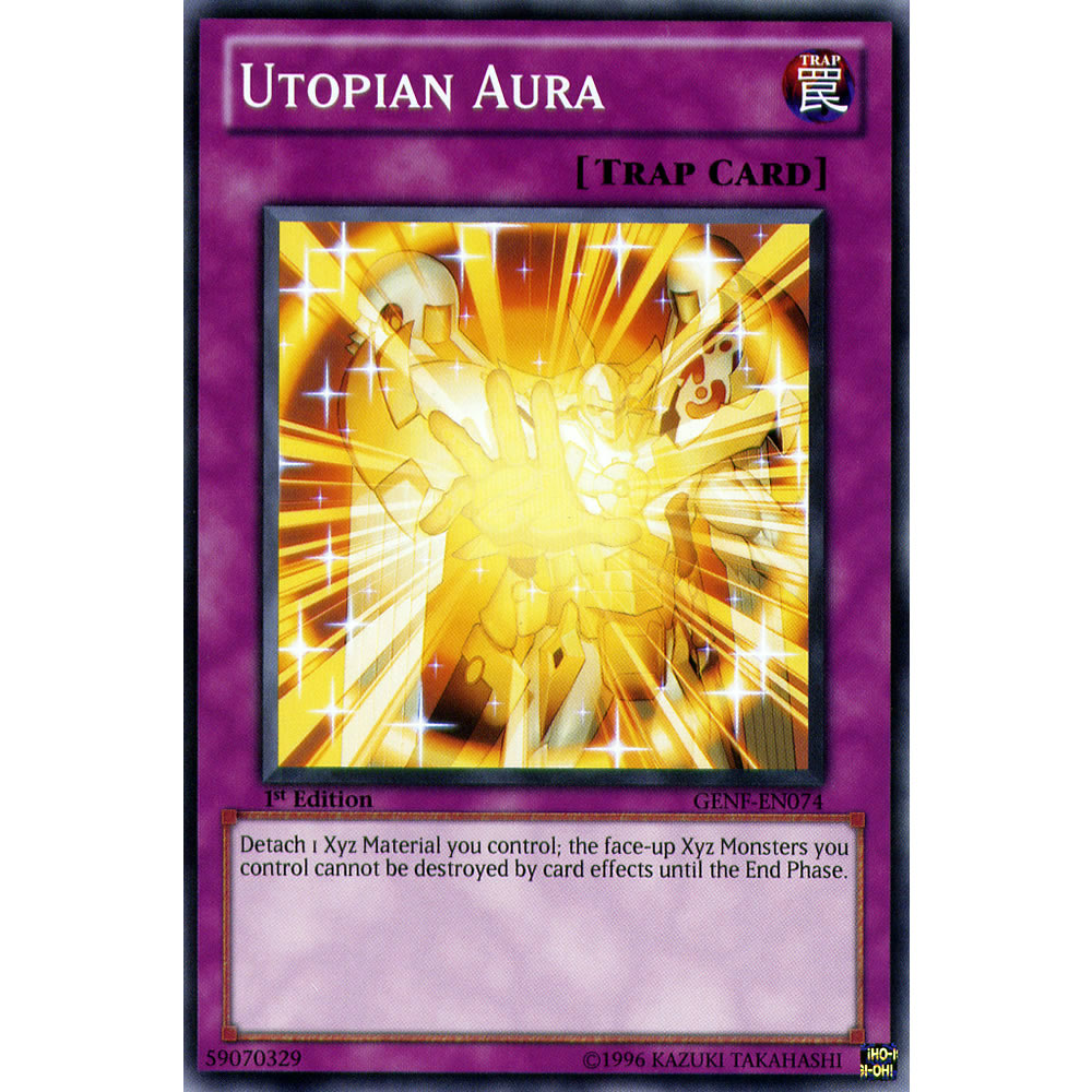 Utopian Aura GENF-EN074 Yu-Gi-Oh! Card from the Generation Force Set