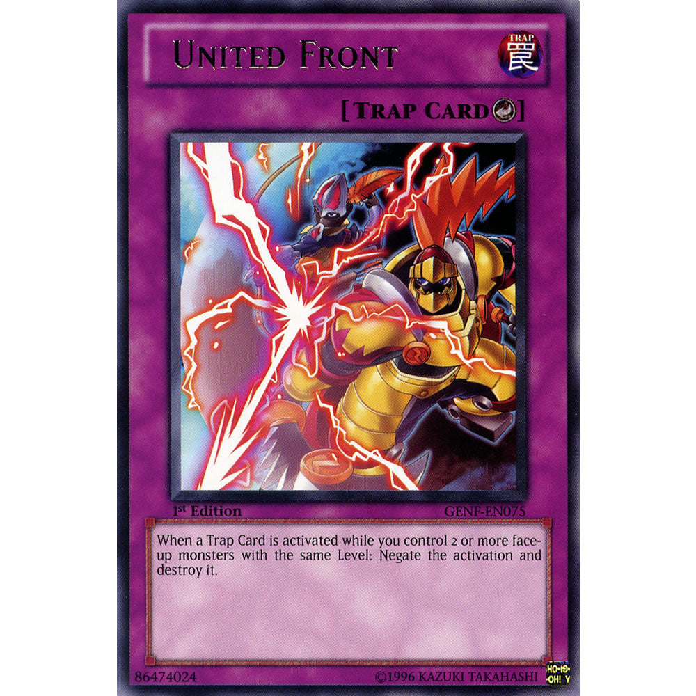United Front GENF-EN075 Yu-Gi-Oh! Card from the Generation Force Set