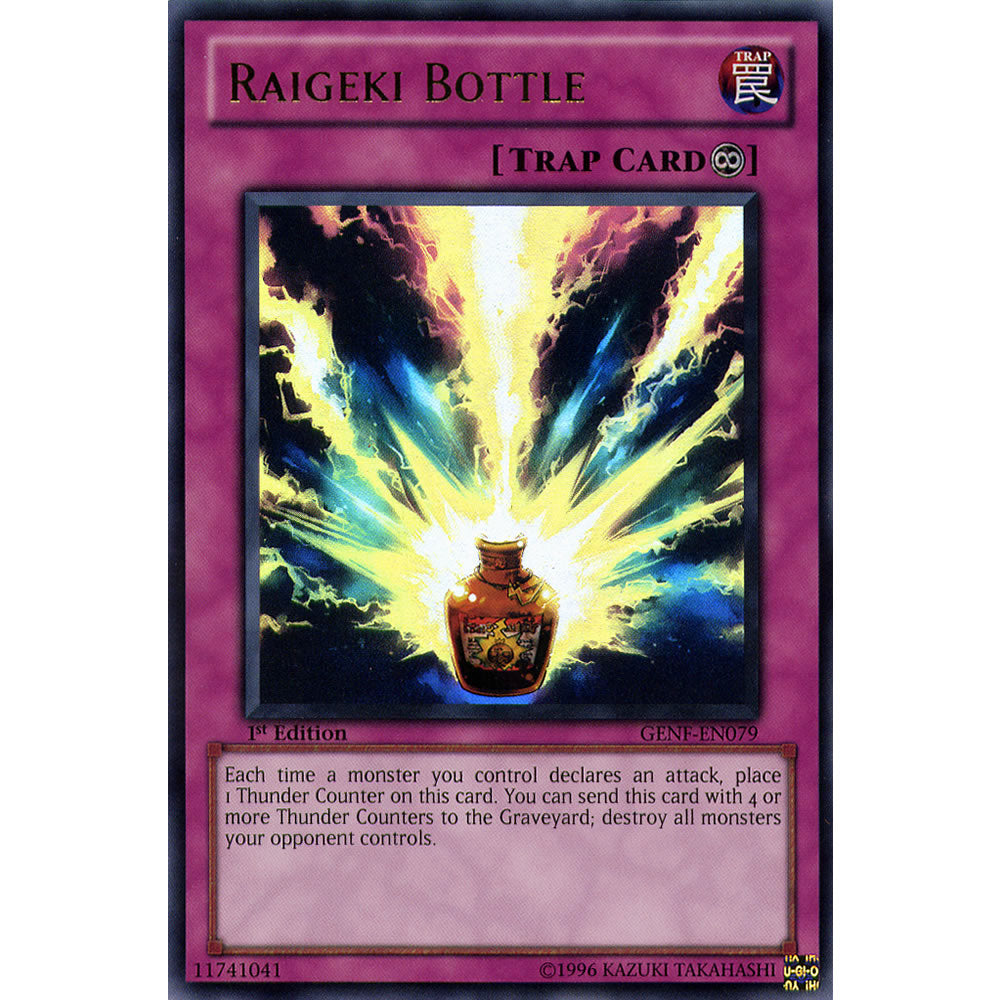 Raigeki Bottle GENF-EN079 Yu-Gi-Oh! Card from the Generation Force Set