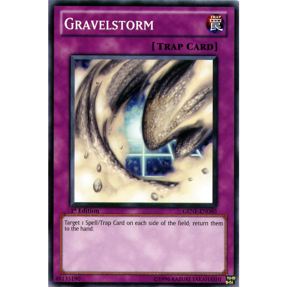 Gravelstorm GENF-EN080 Yu-Gi-Oh! Card from the Generation Force Set