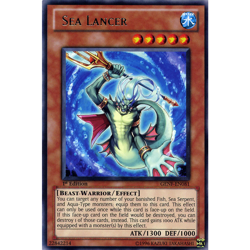Sea Lancer GENF-EN081 Yu-Gi-Oh! Card from the Generation Force Set