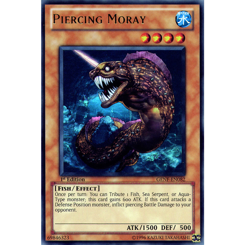 Piercing Moray GENF-EN082 Yu-Gi-Oh! Card from the Generation Force Set