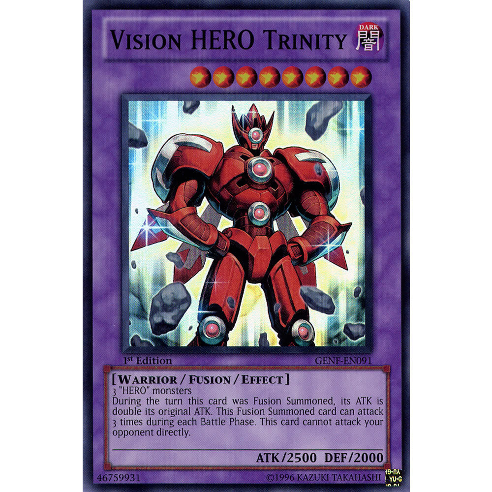 Vision HERO Trinity GENF-EN091 Yu-Gi-Oh! Card from the Generation Force Set