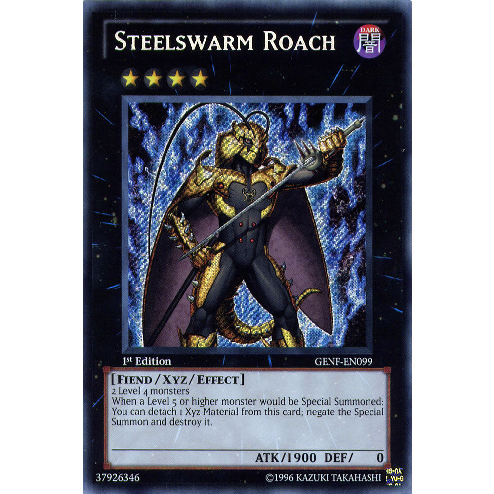 Steelswarm Roach GENF-EN099 Yu-Gi-Oh! Card from the Generation Force Set