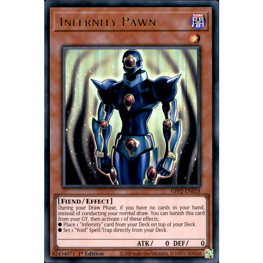 Infernity Pawn GFP2-EN018 Yu-Gi-Oh! Card from the Ghosts From the Past: The 2nd Haunting Set