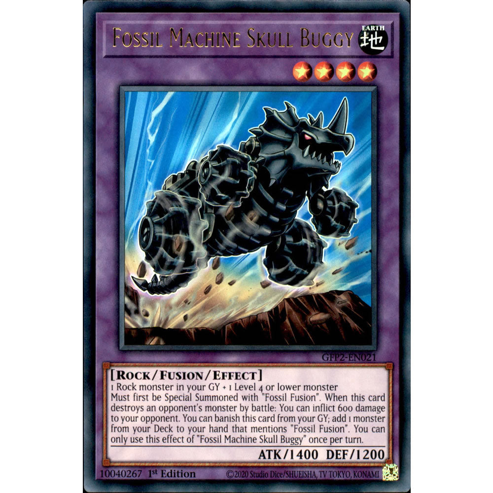 Fossil Machine Skull Buggy GFP2-EN021 Yu-Gi-Oh! Card from the Ghosts From the Past: The 2nd Haunting Set