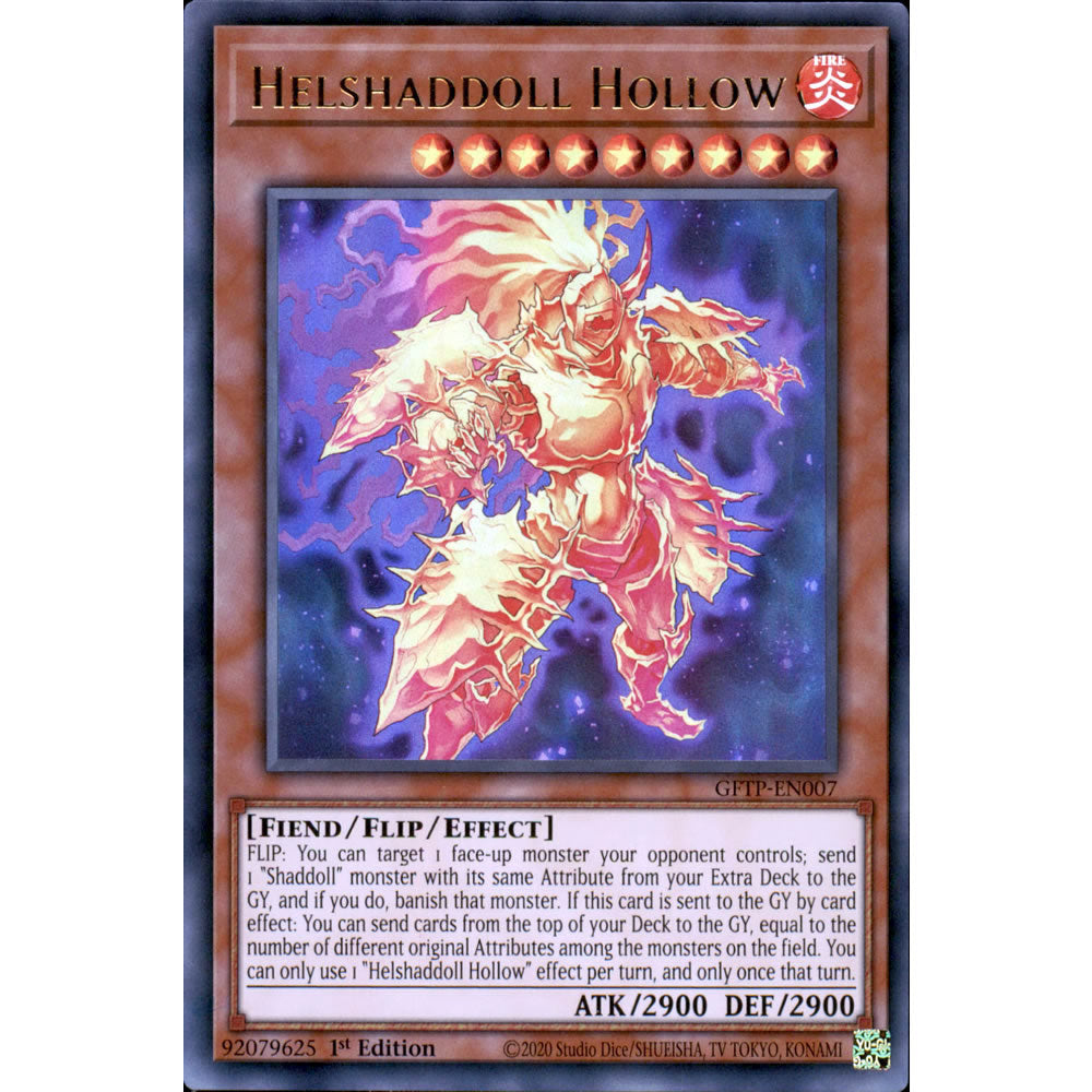Helshaddoll Hollow GFTP-EN007 Yu-Gi-Oh! Card from the Ghosts from the Past Set