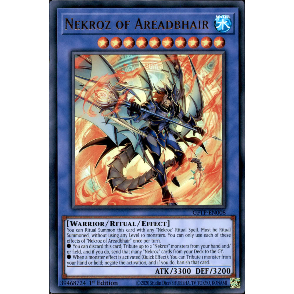 Nekroz of Areadbhair GFTP-EN008 Yu-Gi-Oh! Card from the Ghosts from the Past Set