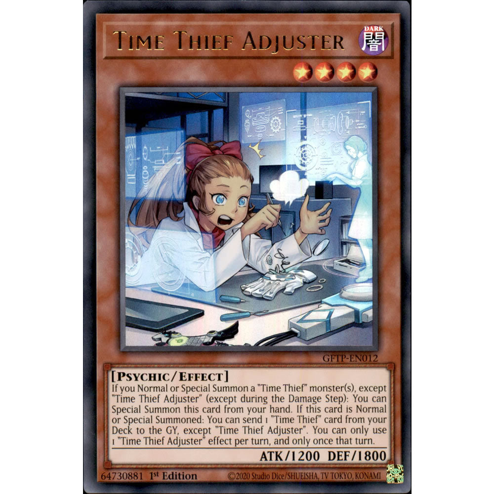 Time Thief Adjuster GFTP-EN012 Yu-Gi-Oh! Card from the Ghosts from the Past Set