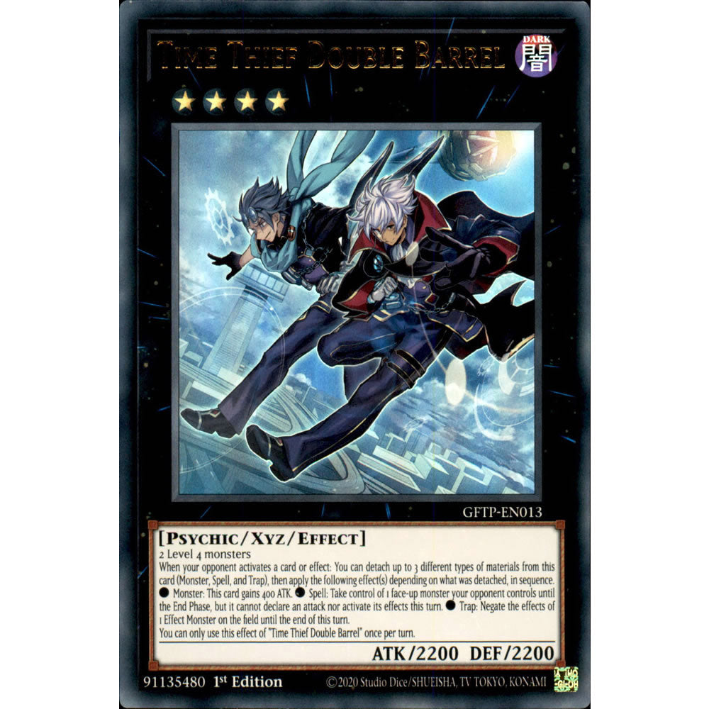 Time Thief Double Barrel GFTP-EN013 Yu-Gi-Oh! Card from the Ghosts from the Past Set