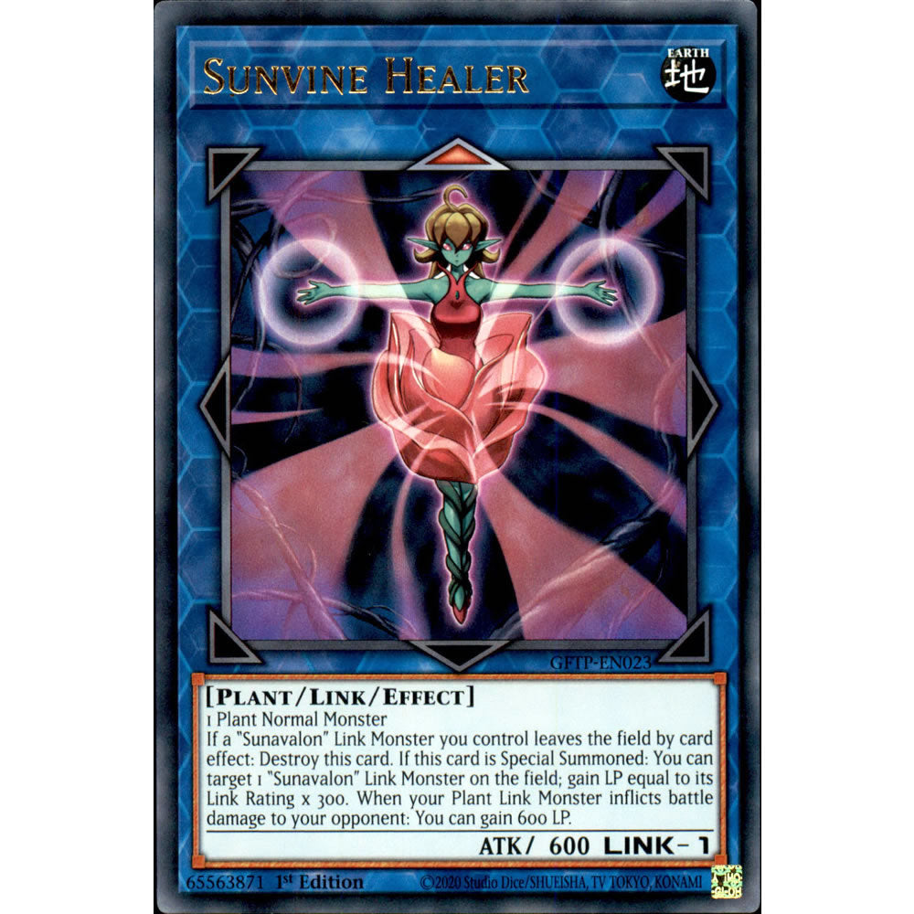 Sunvine Healer GFTP-EN023 Yu-Gi-Oh! Card from the Ghosts from the Past Set