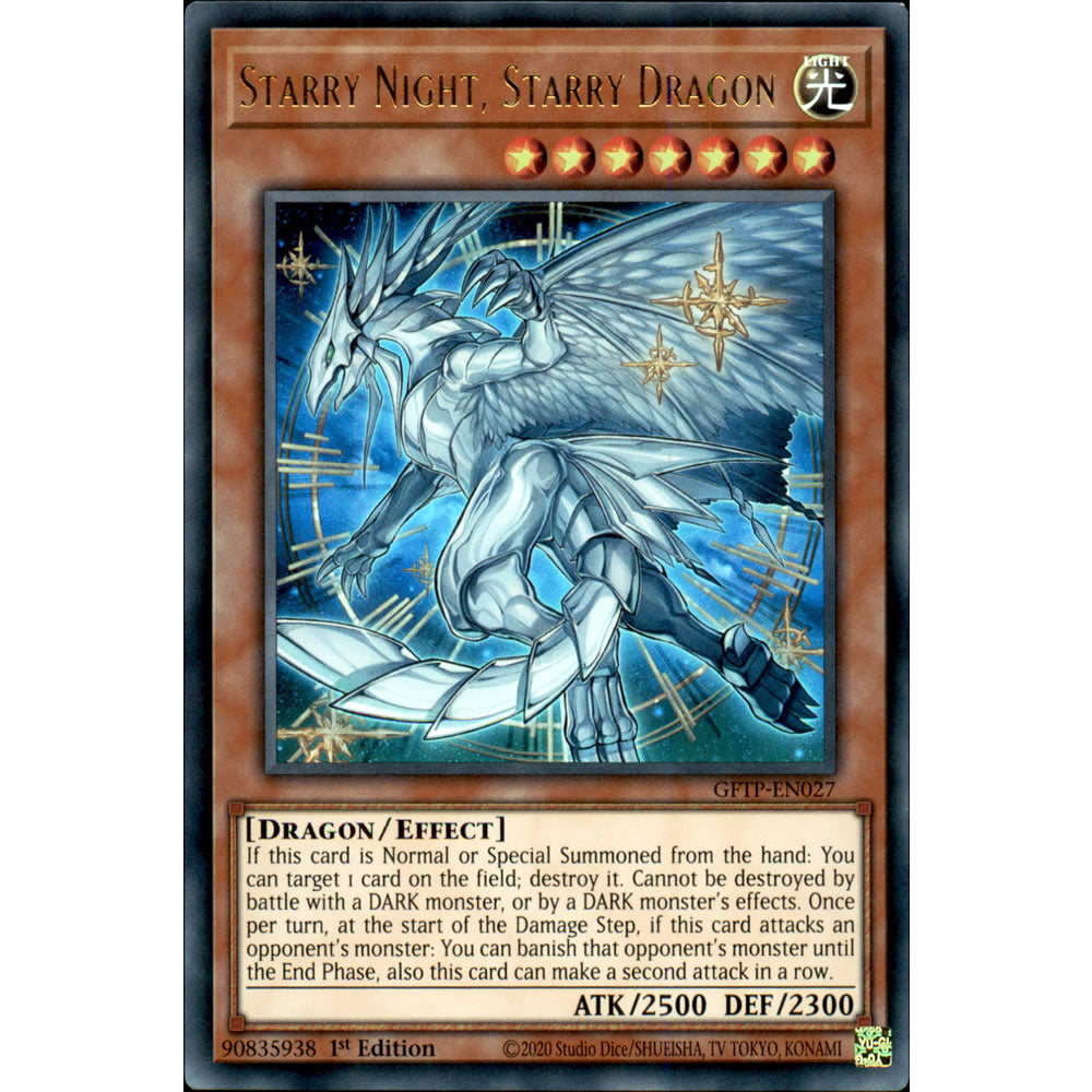 Starry Night, Starry Dragon GFTP-EN027 Yu-Gi-Oh! Card from the Ghosts from the Past Set