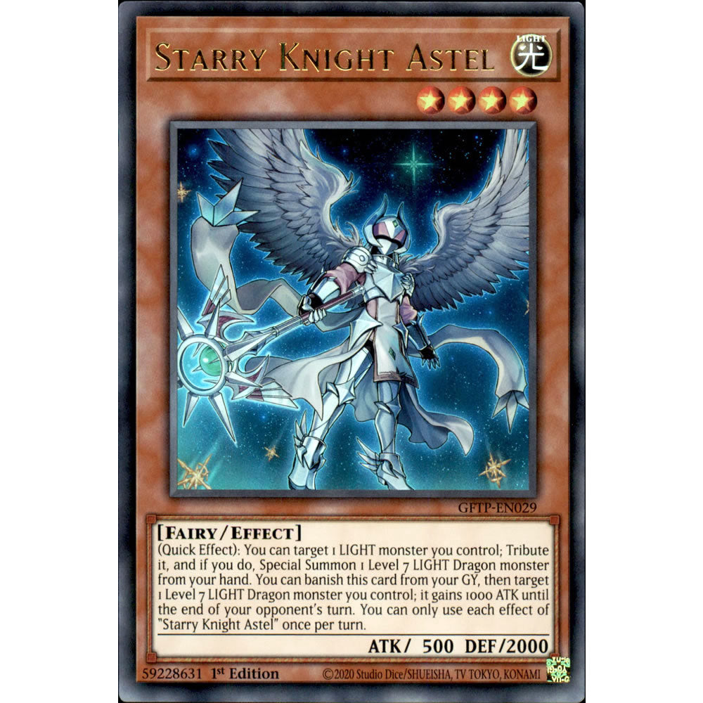 Starry Knight Astel GFTP-EN029 Yu-Gi-Oh! Card from the Ghosts from the Past Set