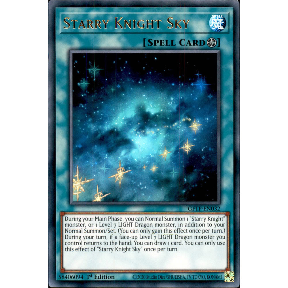 Starry Knight Sky GFTP-EN032 Yu-Gi-Oh! Card from the Ghosts from the Past Set