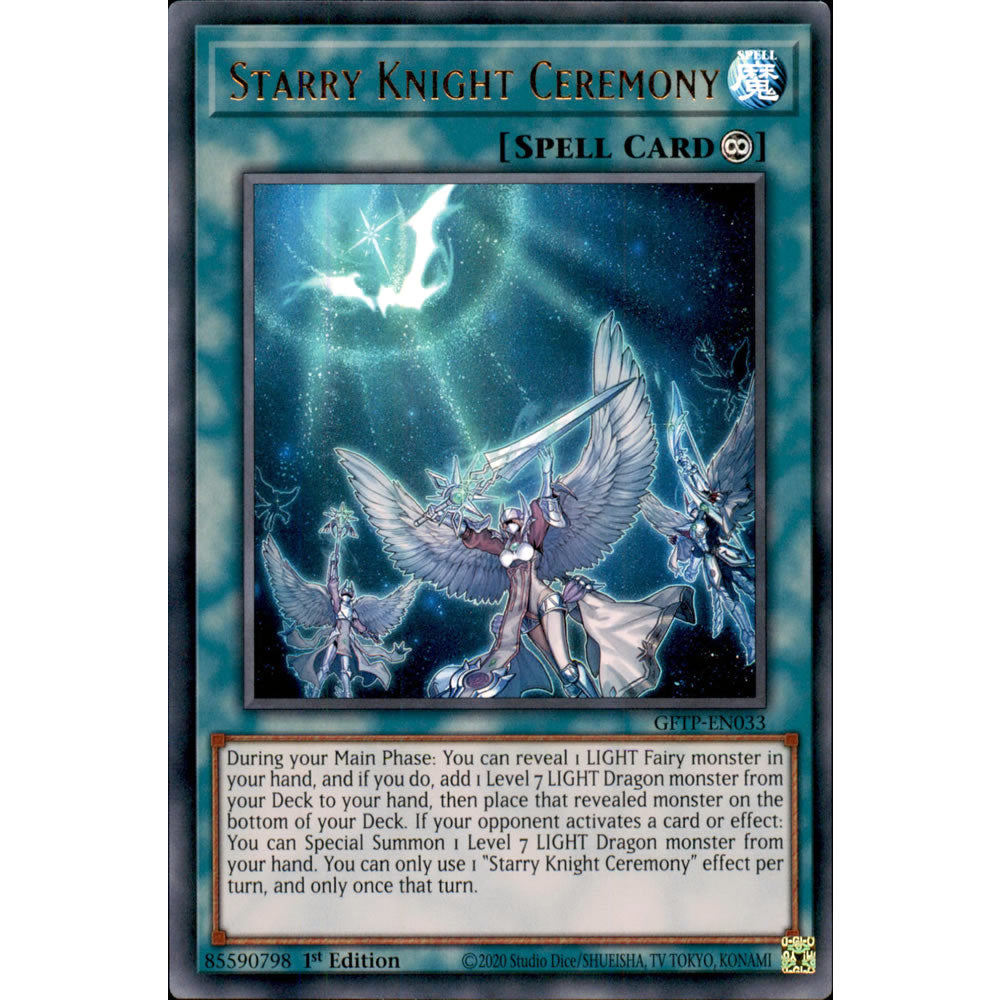 Starry Knight Ceremony GFTP-EN033 Yu-Gi-Oh! Card from the Ghosts from the Past Set
