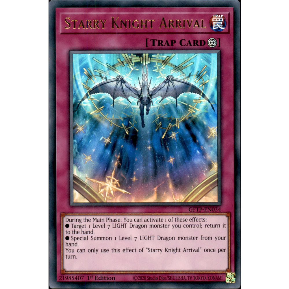 Starry Knight Arrival GFTP-EN034 Yu-Gi-Oh! Card from the Ghosts from the Past Set