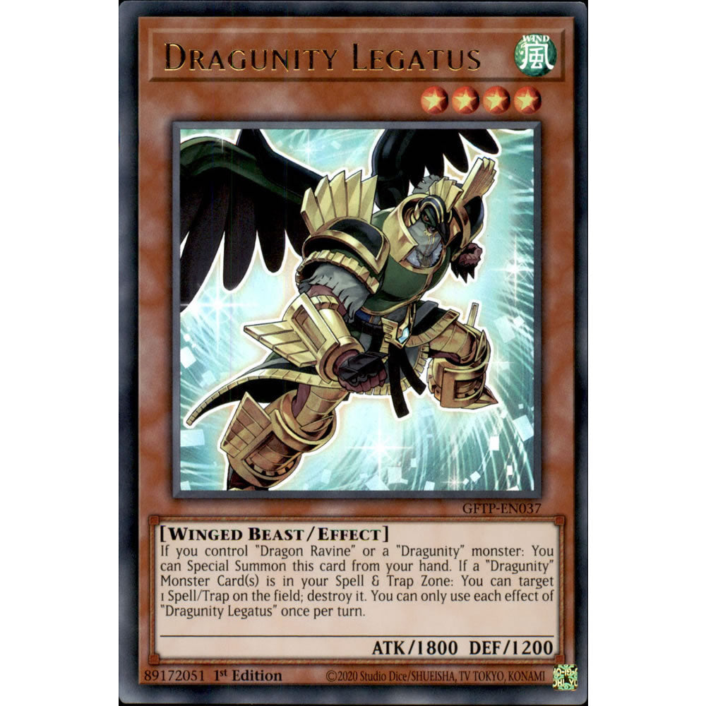 Dragunity Legatus GFTP-EN037 Yu-Gi-Oh! Card from the Ghosts from the Past Set