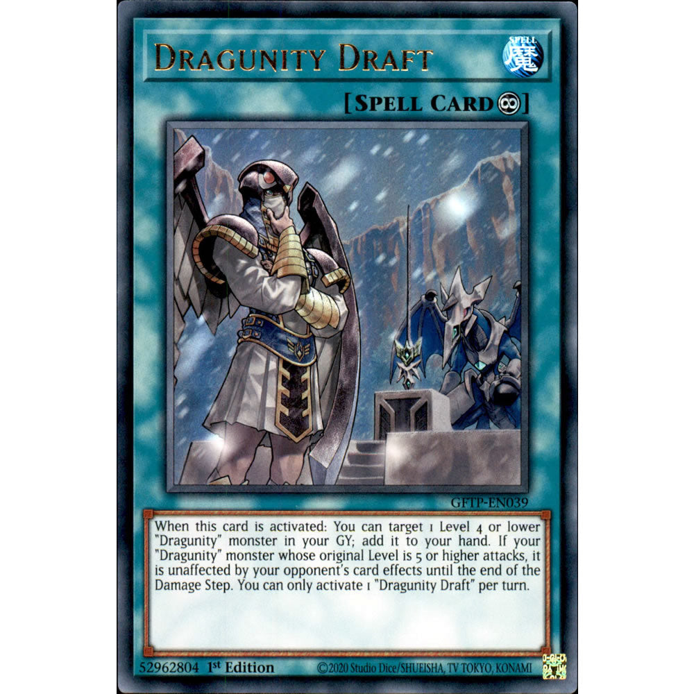 Dragunity Draft GFTP-EN039 Yu-Gi-Oh! Card from the Ghosts from the Past Set