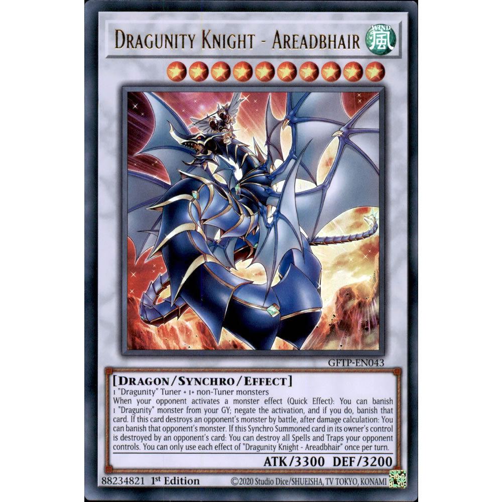 Dragunity Knight - Areadbhair GFTP-EN043 Yu-Gi-Oh! Card from the Ghosts from the Past Set