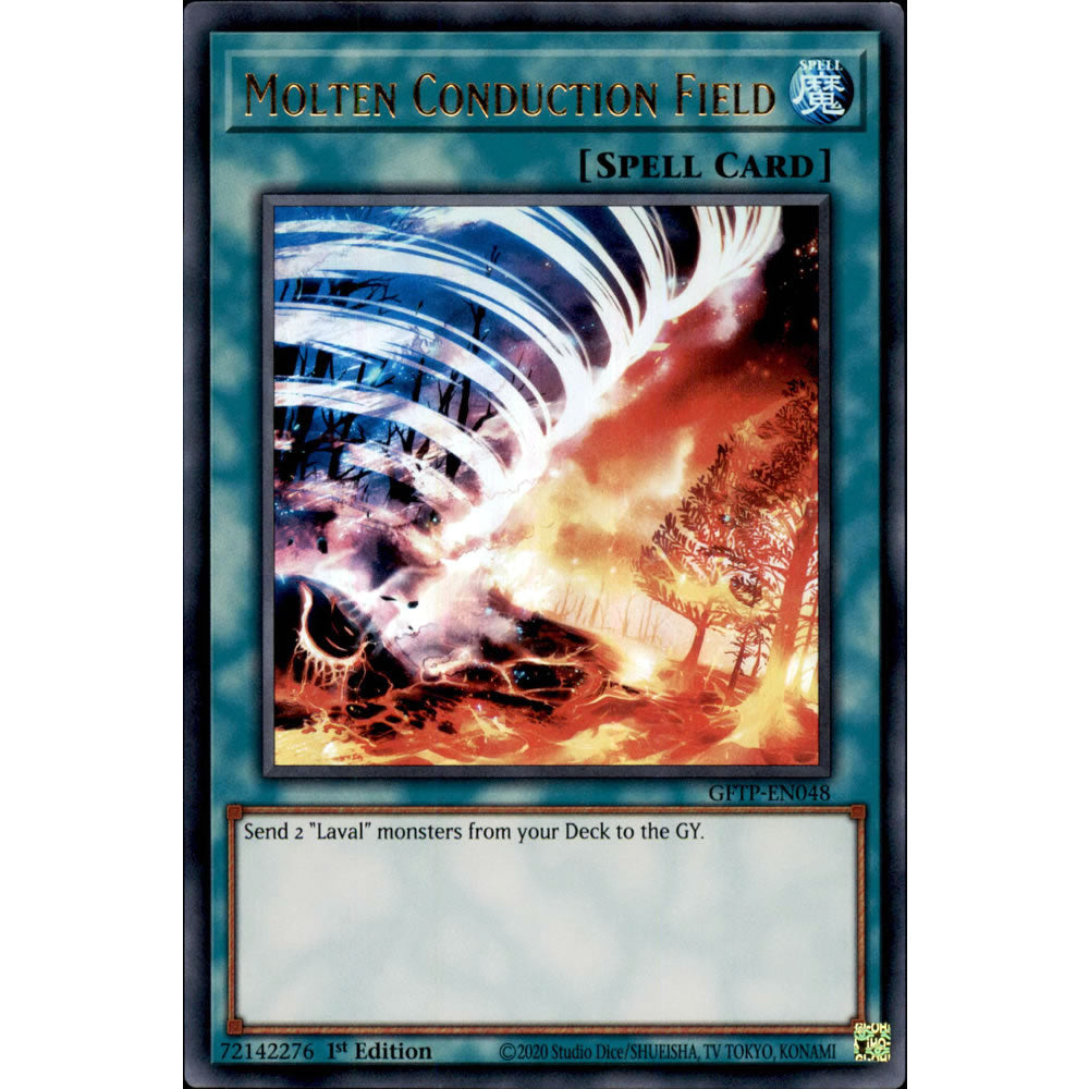 Molten Conduction Field GFTP-EN048 Yu-Gi-Oh! Card from the Ghosts from the Past Set