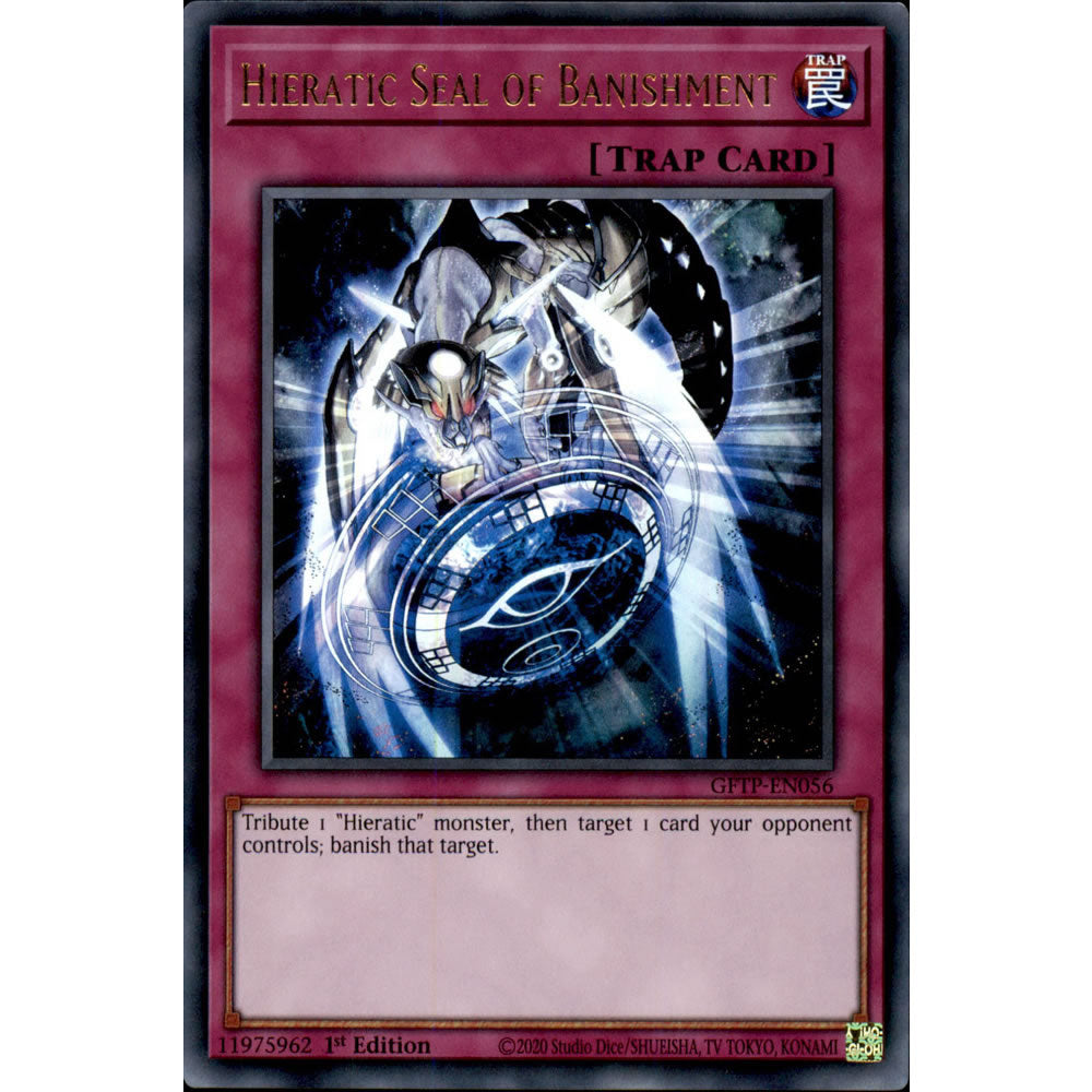 Hieratic Seal of Banishment GFTP-EN056 Yu-Gi-Oh! Card from the Ghosts from the Past Set
