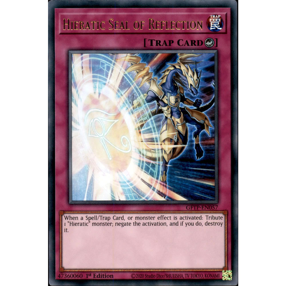 Hieratic Seal of Reflection GFTP-EN057 Yu-Gi-Oh! Card from the Ghosts from the Past Set