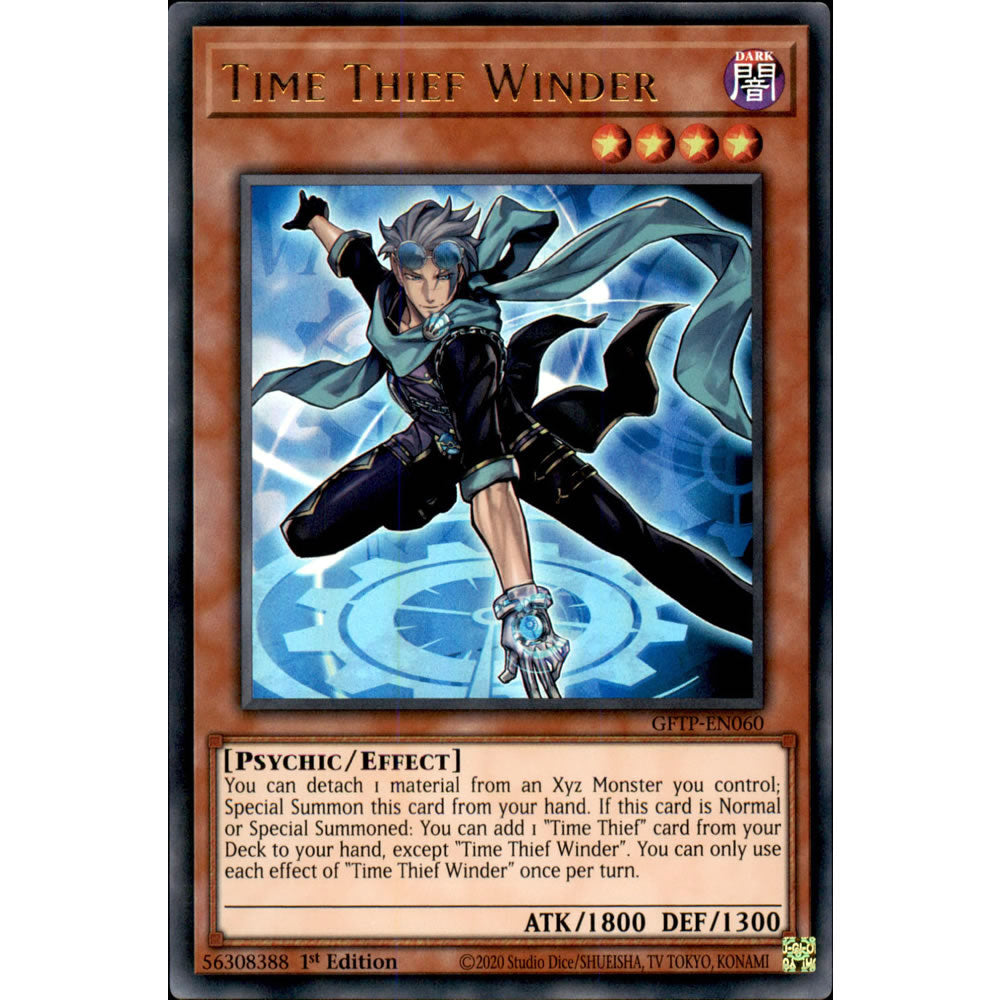 Time Thief Winder GFTP-EN060 Yu-Gi-Oh! Card from the Ghosts from the Past Set