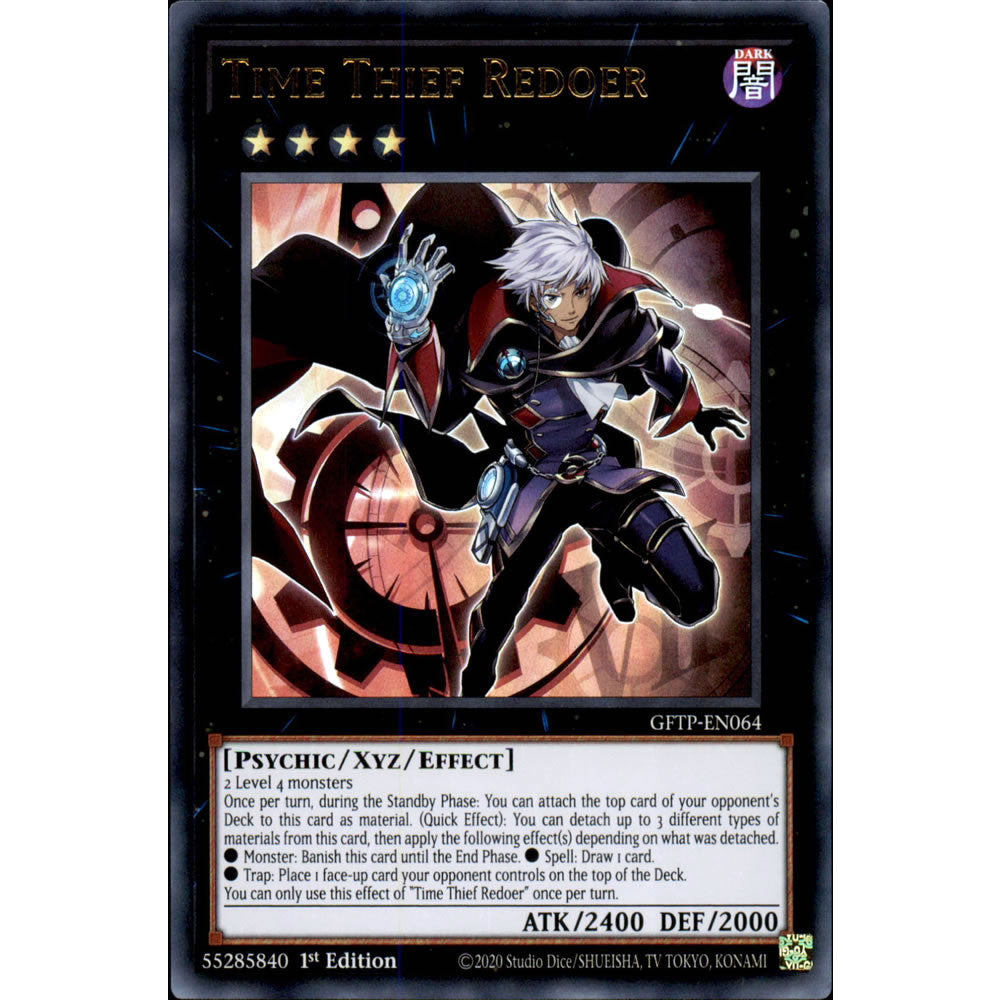 Time Thief Redoer GFTP-EN064 Yu-Gi-Oh! Card from the Ghosts from the Past Set