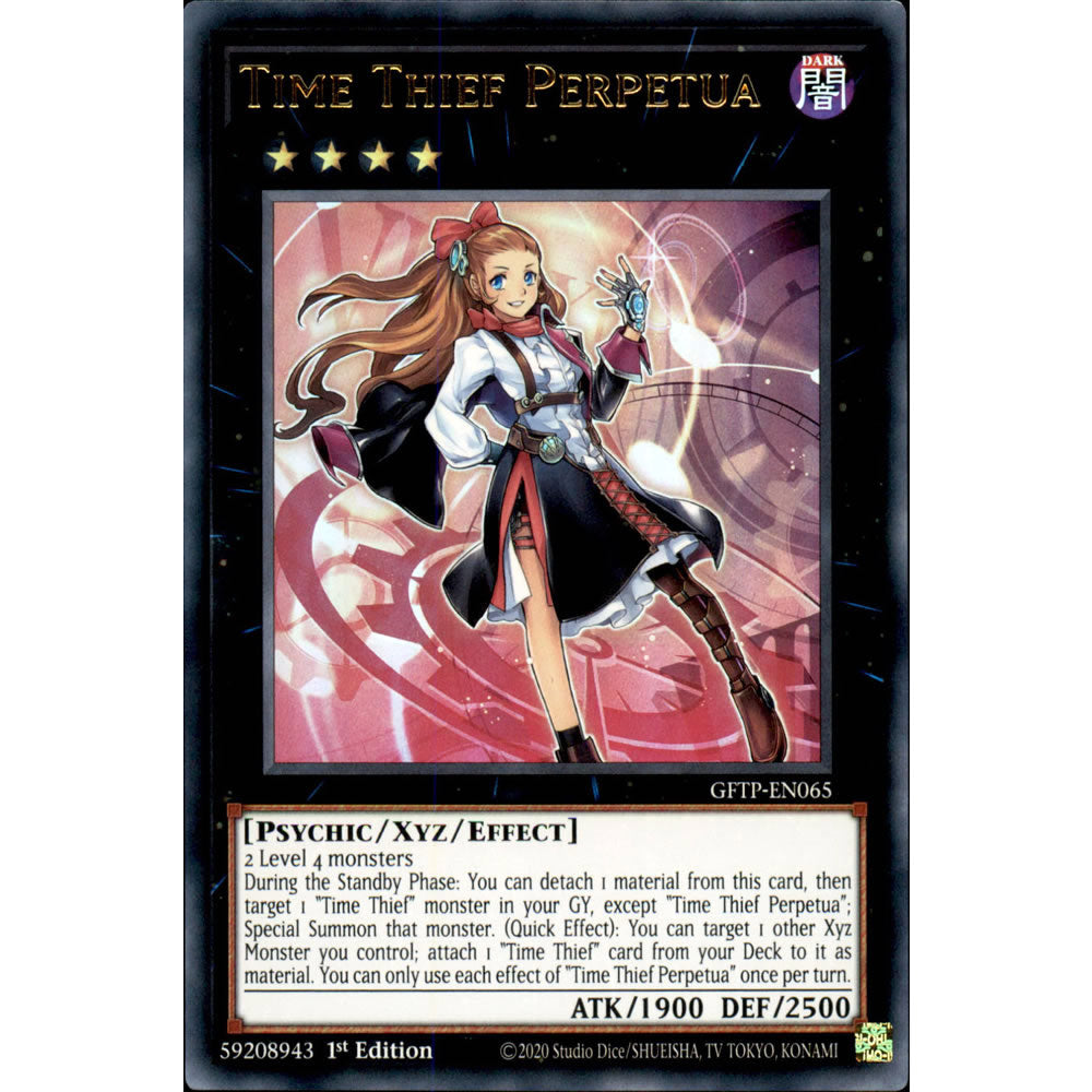 Time Thief Perpetua GFTP-EN065 Yu-Gi-Oh! Card from the Ghosts from the Past Set