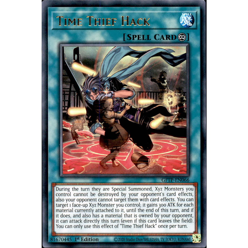 Time Thief Hack GFTP-EN066 Yu-Gi-Oh! Card from the Ghosts from the Past Set
