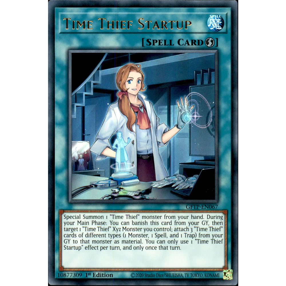 Time Thief Startup GFTP-EN067 Yu-Gi-Oh! Card from the Ghosts from the Past Set