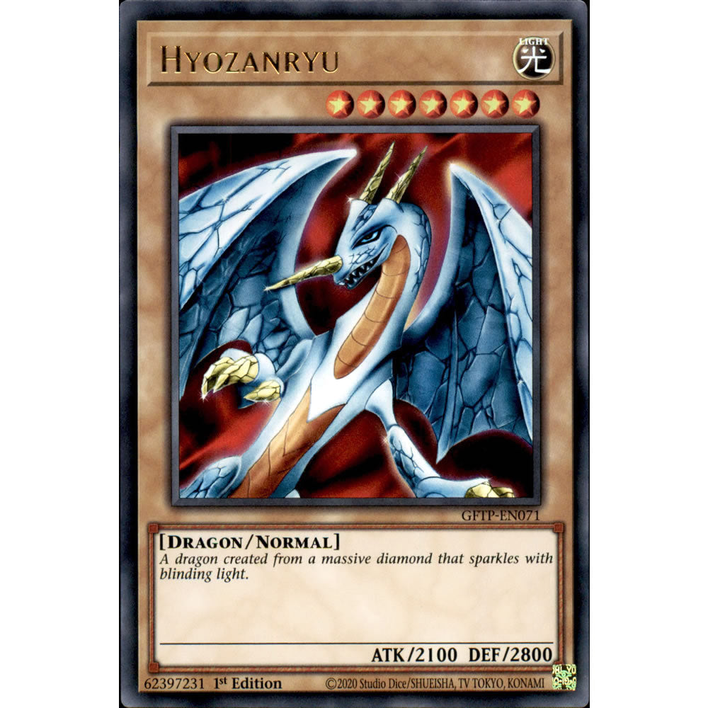 Hyozanryu GFTP-EN071 Yu-Gi-Oh! Card from the Ghosts from the Past Set