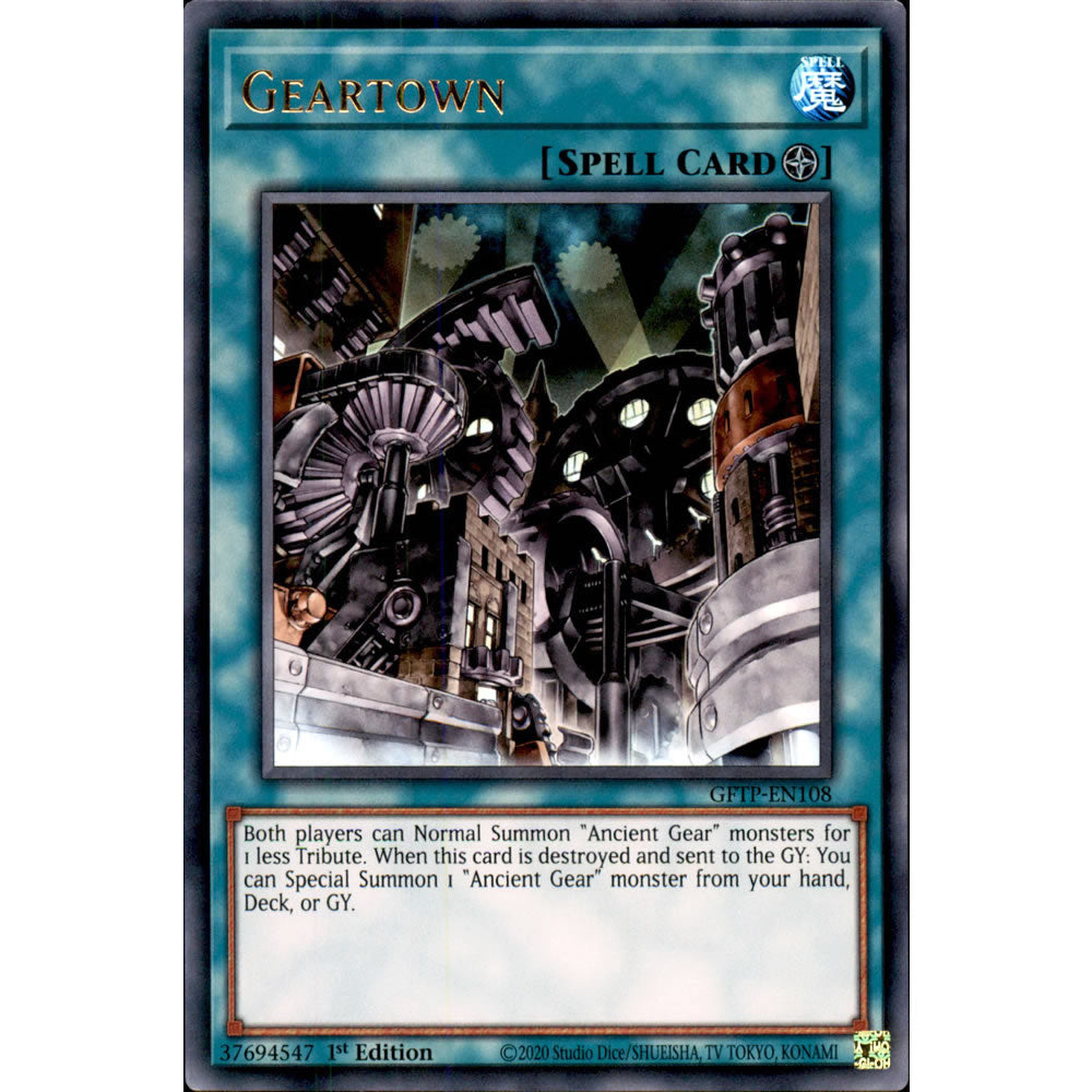 Geartown GFTP-EN108 Yu-Gi-Oh! Card from the Ghosts from the Past Set