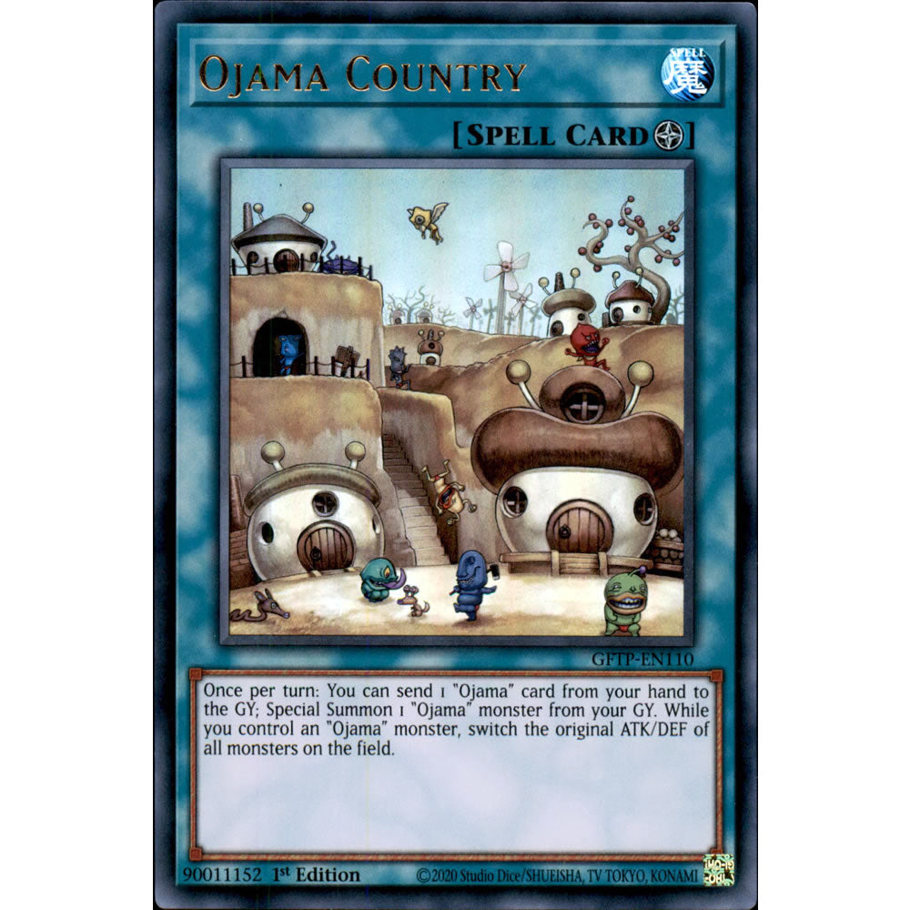Ojama Country GFTP-EN110 Yu-Gi-Oh! Card from the Ghosts from the Past Set