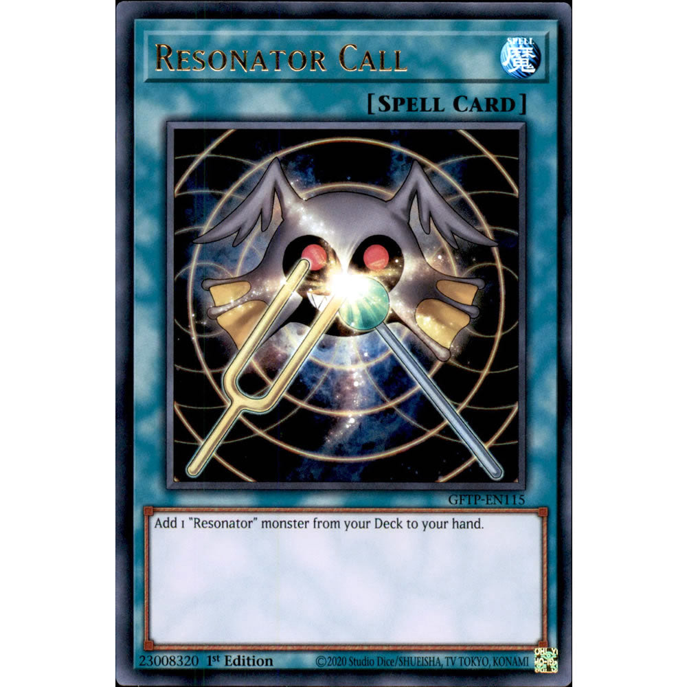 Resonator Call GFTP-EN115 Yu-Gi-Oh! Card from the Ghosts from the Past Set