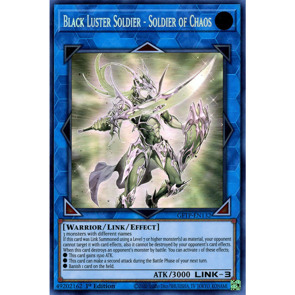 Black Luster Soldier - Soldier of Chaos GFTP-EN132 Yu-Gi-Oh! Card from the Ghosts from the Past Set