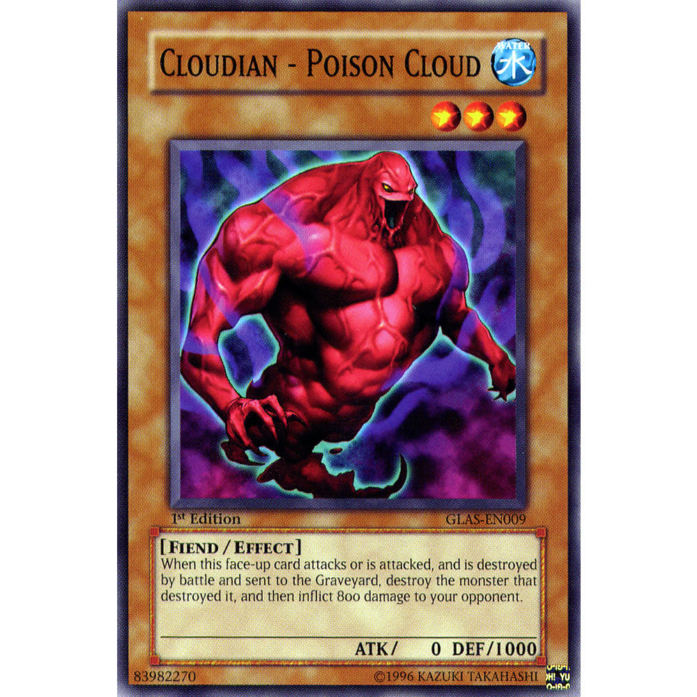 Cloudian - Poison Cloud GLAS-EN009 Yu-Gi-Oh! Card from the Gladiator's Assault Set