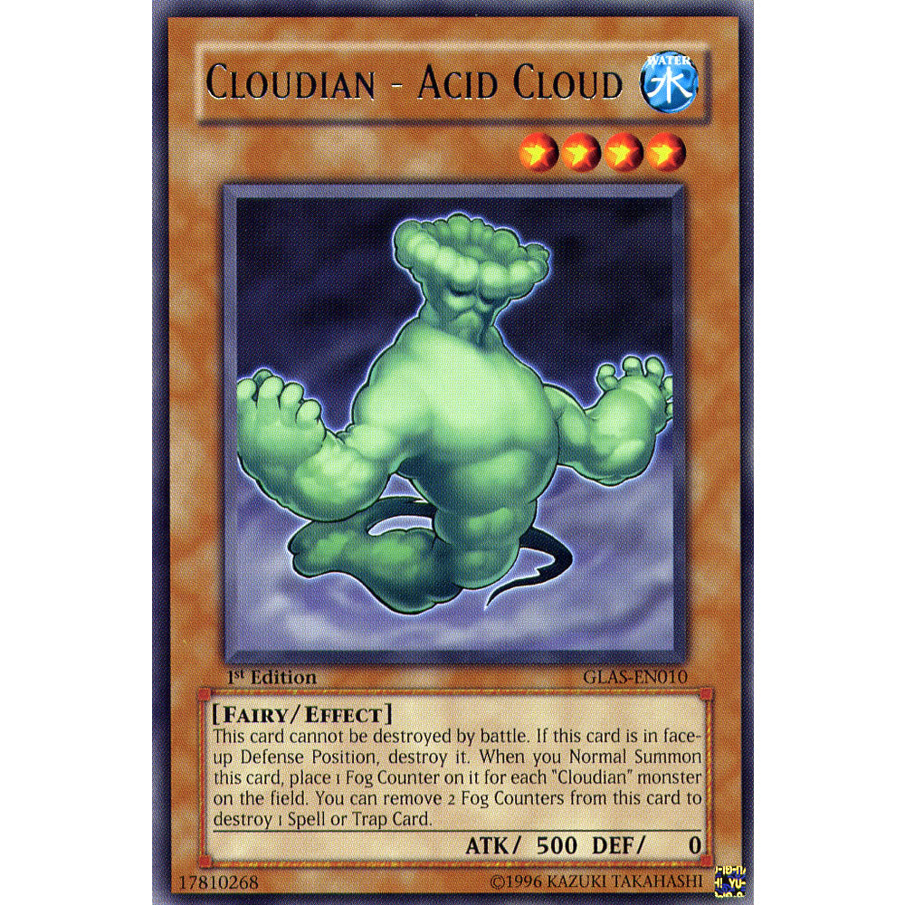 Cloudian - Acid Cloud GLAS-EN010 Yu-Gi-Oh! Card from the Gladiator's Assault Set