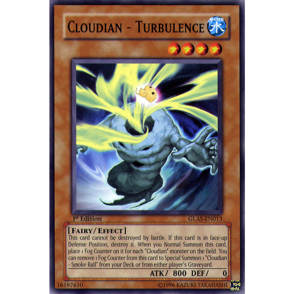 Cloudian - Turbulence GLAS-EN013 Yu-Gi-Oh! Card from the Gladiator's Assault Set