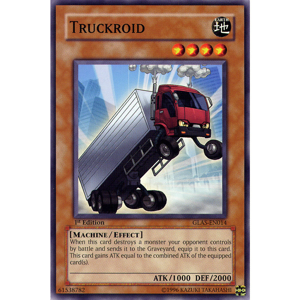 Truckroid GLAS-EN014 Yu-Gi-Oh! Card from the Gladiator's Assault Set