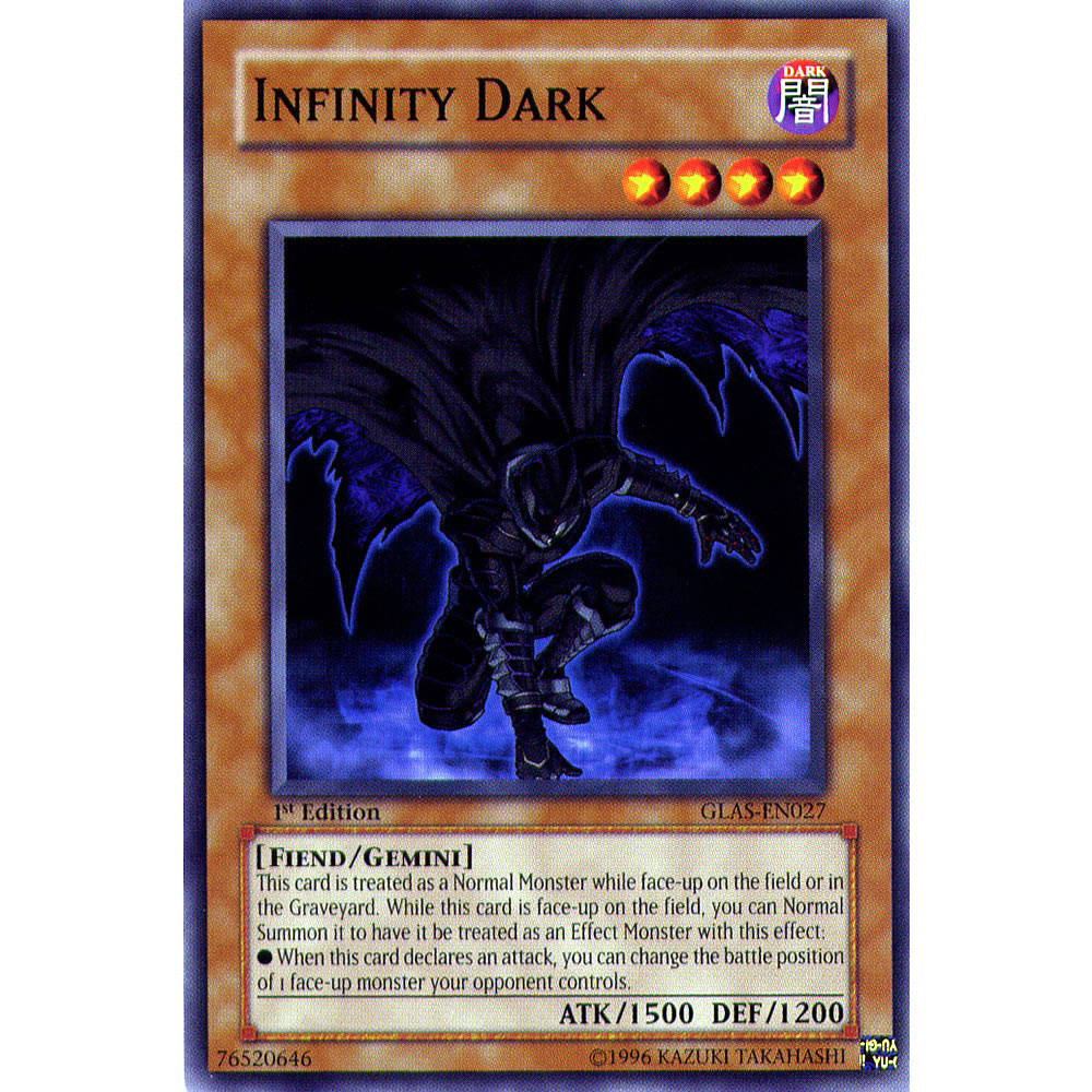 Infinity Dark GLAS-EN027 Yu-Gi-Oh! Card from the Gladiator's Assault Set