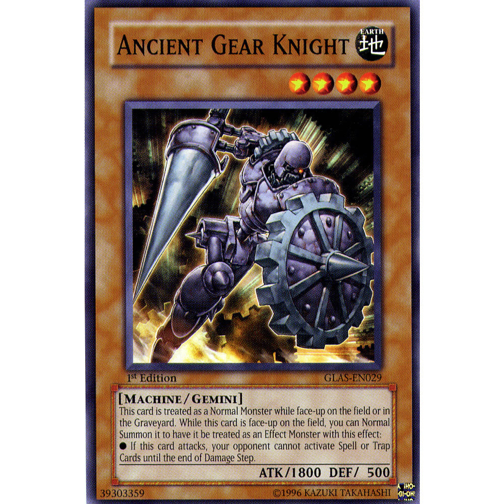 Ancient Gear Knight GLAS-EN029 Yu-Gi-Oh! Card from the Gladiator's Assault Set