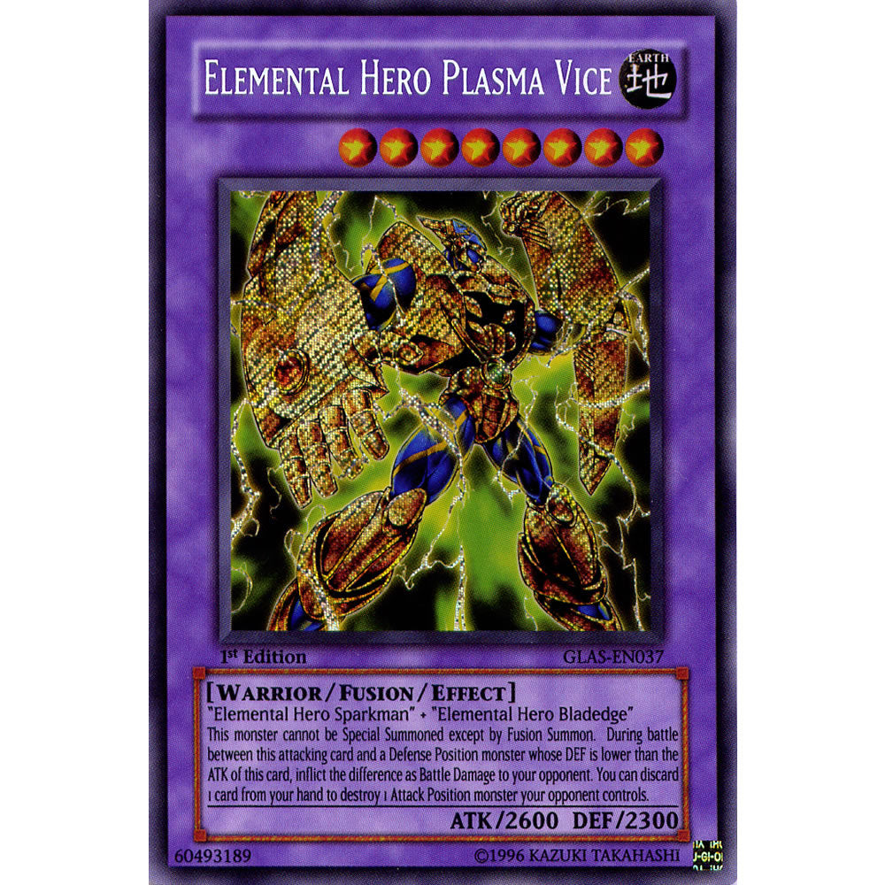 Elemental Hero Plasma Vice GLAS-EN037 Yu-Gi-Oh! Card from the Gladiator's Assault Set