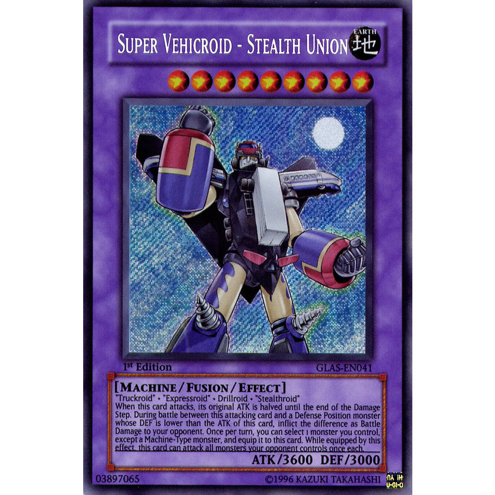 Super Vehicroid - Stealth Union GLAS-EN041 Yu-Gi-Oh! Card from the Gladiator's Assault Set