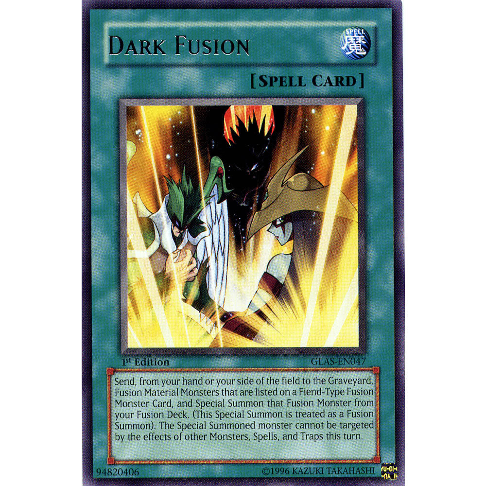 Dark Fusion GLAS-EN047 Yu-Gi-Oh! Card from the Gladiator's Assault Set