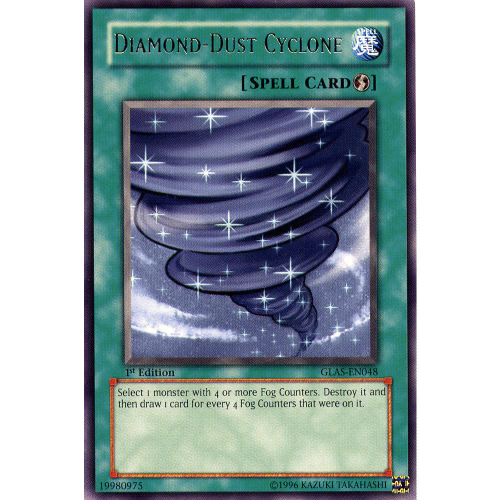 Diamond-Dust Cyclone GLAS-EN048 Yu-Gi-Oh! Card from the Gladiator's Assault Set